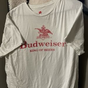 Hanes Budweiser king of beers Tee